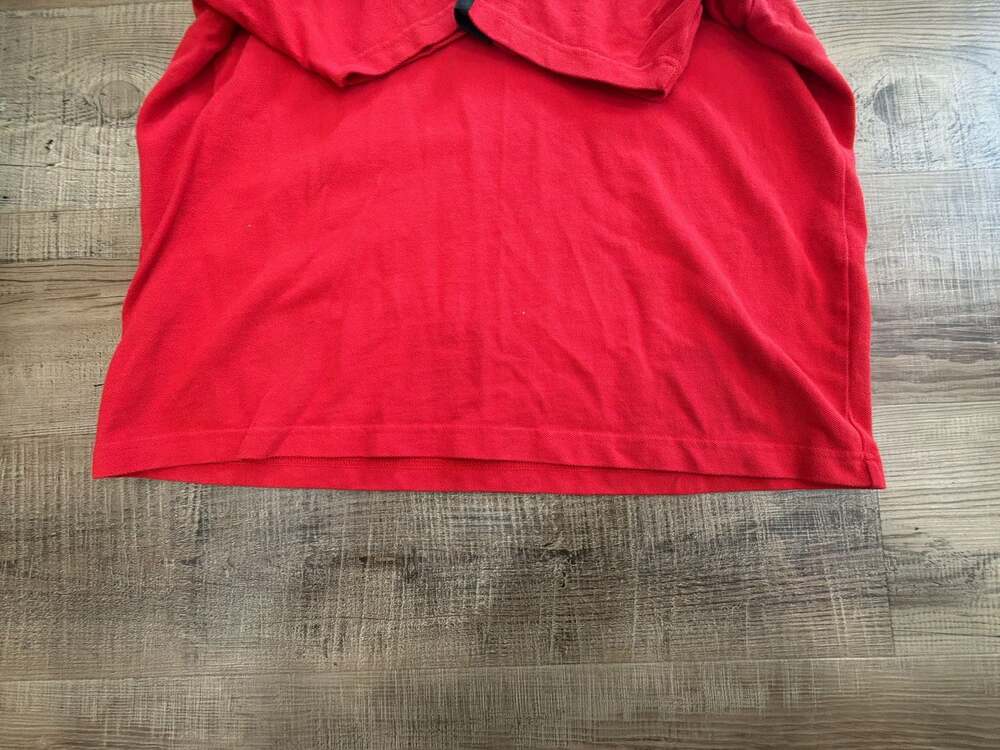 Vintage Ferrari Formula 1 Team Quarter-Zip Polo Shirt Red Size XL - Picture 5 of 6